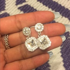 Costume diamond earrings
